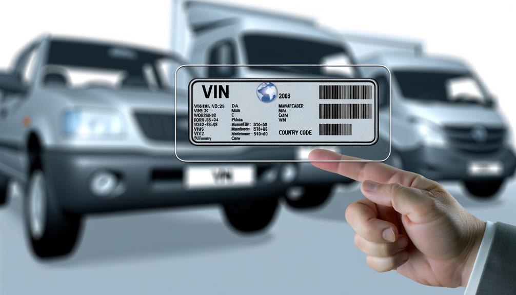 vehicle identification number components