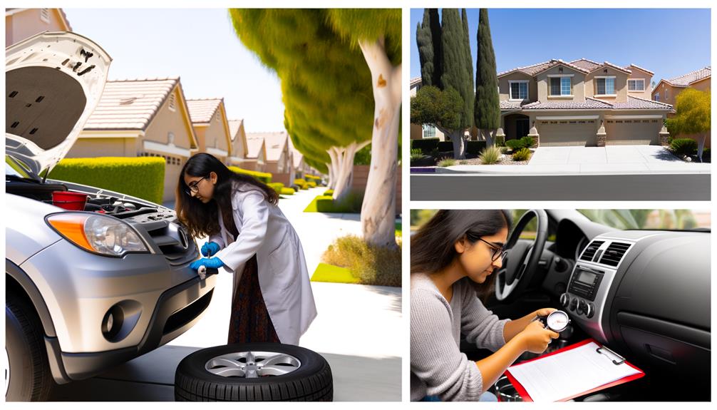 vehicle preparation before inspection