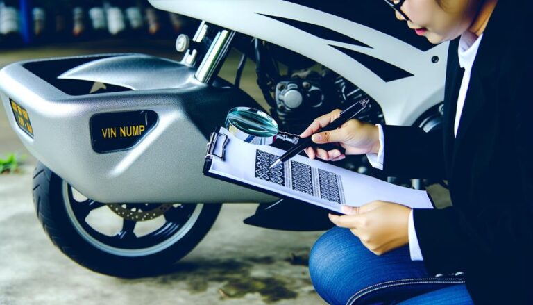 vin verification for motorcycles